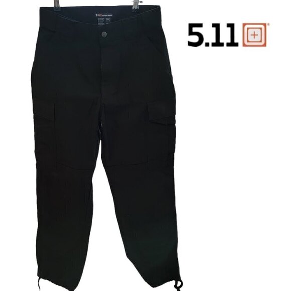 5.11 Tactical Series Tac 105C Rip Stop Cargo Pants with Elastic Waist (31.5-35) - Picture 1 of 11
